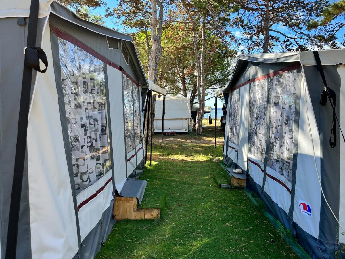 Dalmacia Mobile Homes And Caravans At The Beach Privlaka  Luaran gambar